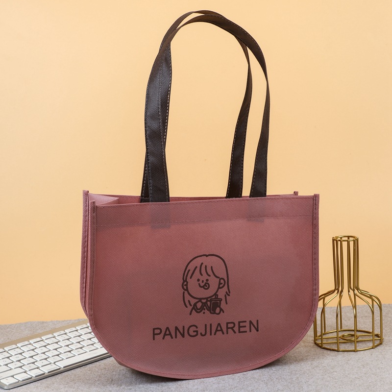 Custom logo printed non woven bags for businesses (1)